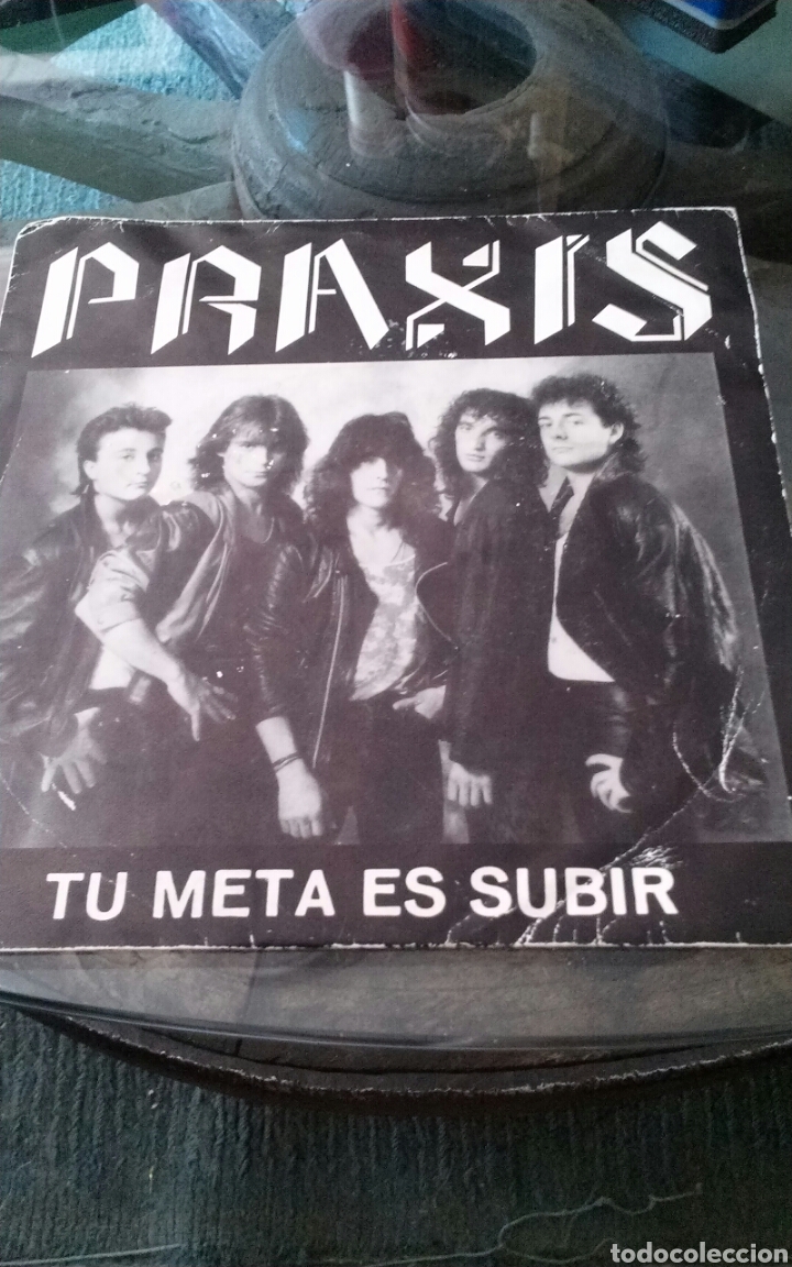 Discos de vinilo: Single vinilo praxis-tu meta es subir - Foto 1