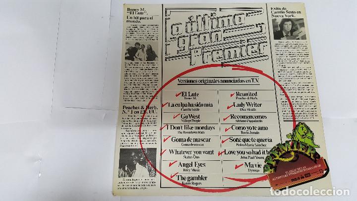 Discos de vinilo: MAGNIFICO LP DE - LA ULTIMA GRAN PREMIER - - Foto 1