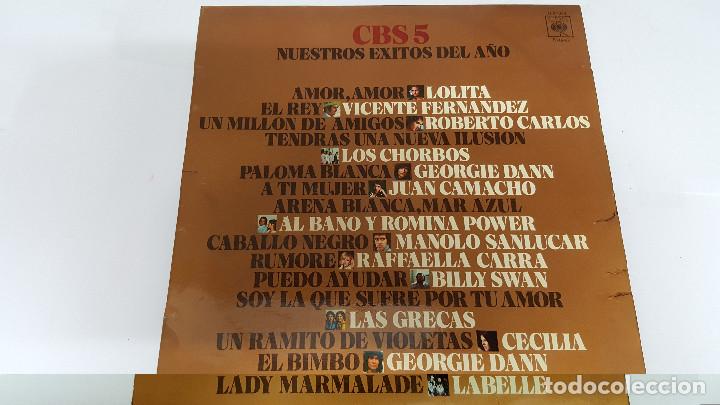Discos de vinilo: MAGNIFICO LP DE - C B S 5 - NUESTROS EXITOS DEL A&Ntilde;O 1975 - - Foto 1