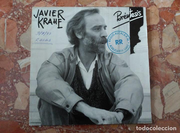 Discos de vinilo: JAVIER KRAHE LOTE 3 SINGLES - Foto 2