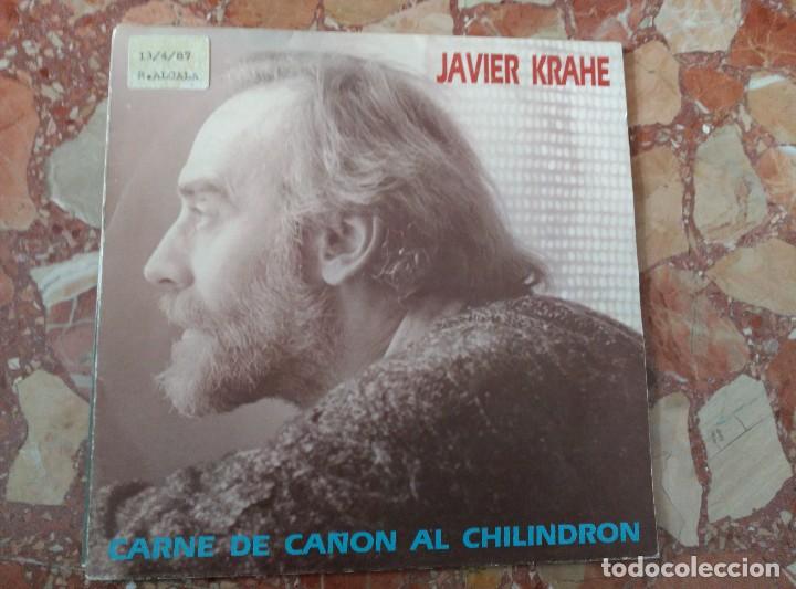 Discos de vinilo: JAVIER KRAHE LOTE 3 SINGLES - Foto 3