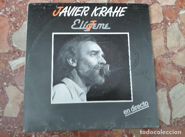 Discos de vinilo: JAVIER KRAHE LOTE 3 SINGLES - Foto 4