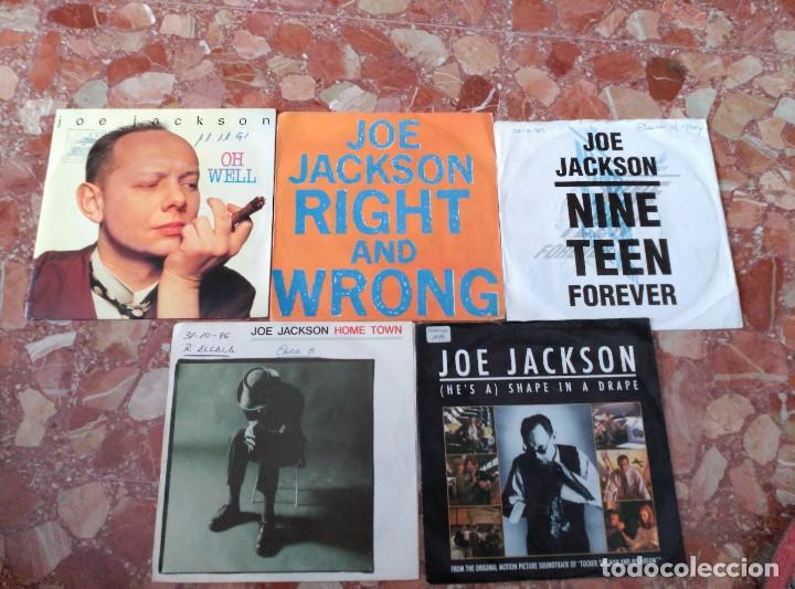 Discos de vinilo: JOE JACKSON LOTE 5 SINGLES - Foto 1