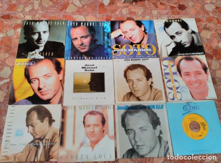Discos de vinilo: JOSE MANUEL SOTO LOTE 12 SINGLES - Foto 1