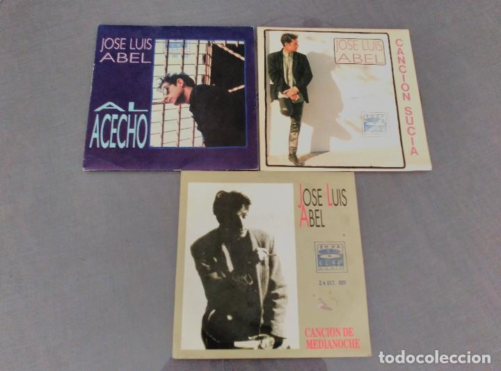 Discos de vinilo: JOSE LUIS ABEL LOTE 3 SINGLES - Foto 1