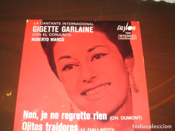 Discos de vinilo: GIGETTE GARLAINE CON EL CONJUNTO ROBERTO MARCOS   - ED. GERMANY