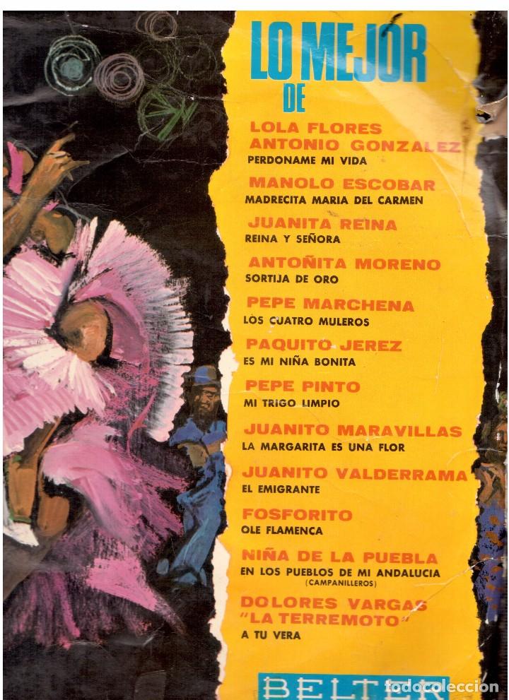 Discos de vinilo: LO MEJOR DE   FLAMENCO - Foto 1