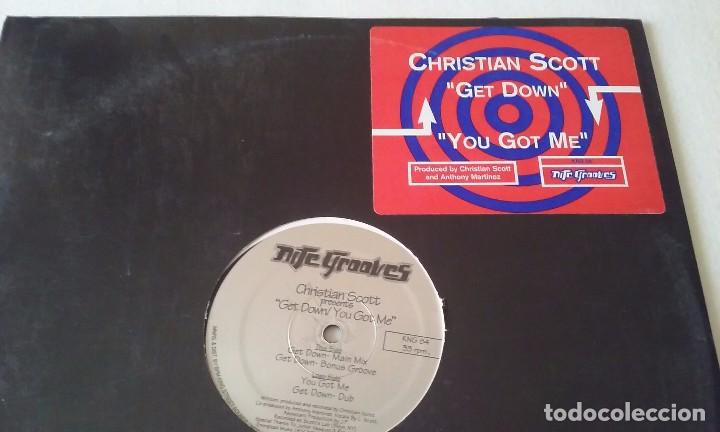 Discos de vinilo: Christian Scott - Get Down / You Got Me - 1998 - Foto 1