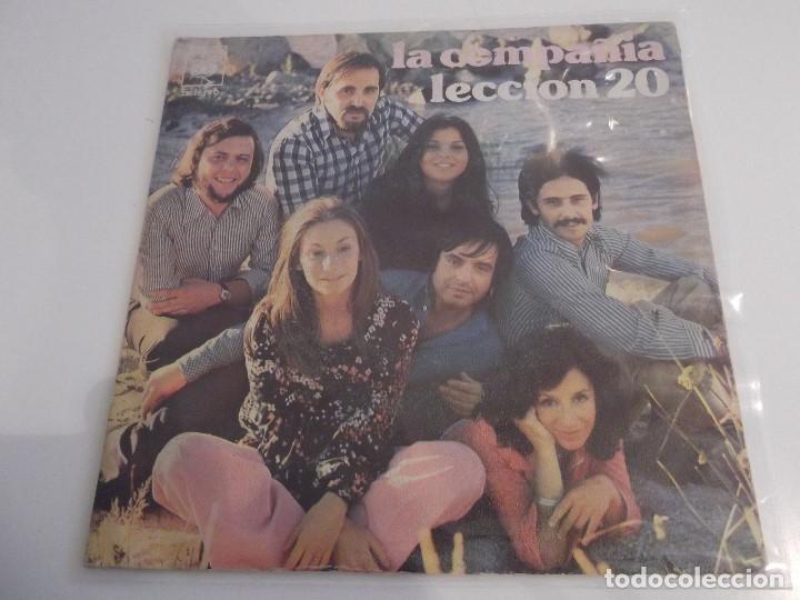 Discos de vinilo: LA COMPA&Ntilde;IA - LECCION 20 - Foto 1