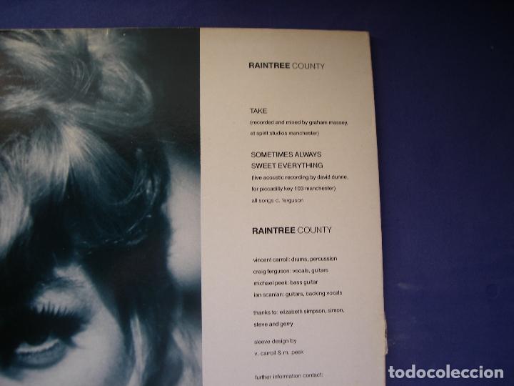 Discos de vinilo: RAINTREE COUNTY  TAKE  MAXI UK 1990 PDELUXE - Foto 2