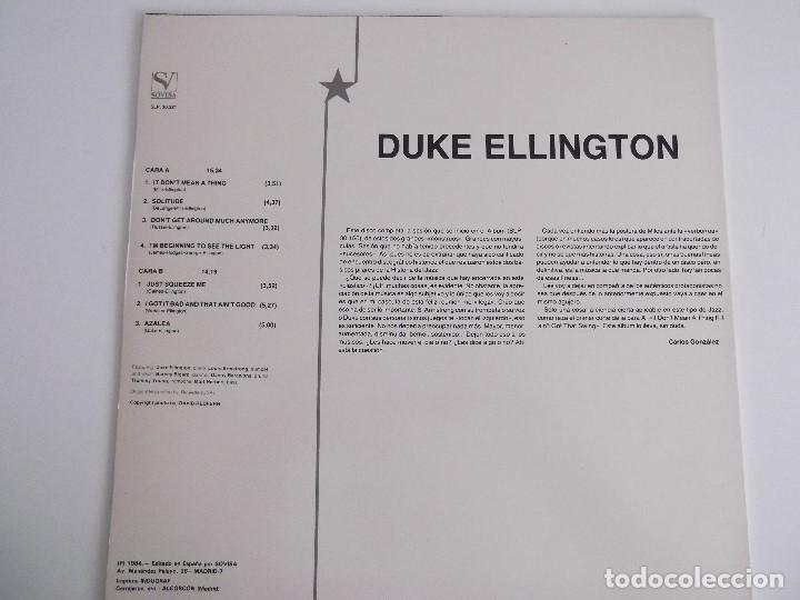 Discos de vinilo: DUKE ELLINGTON con LOUIS ARMSTRONG - Foto 2