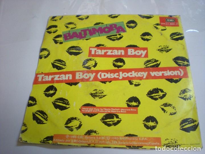 Discos de vinilo: BALTIMORA. TARZAN BOY - Foto 2