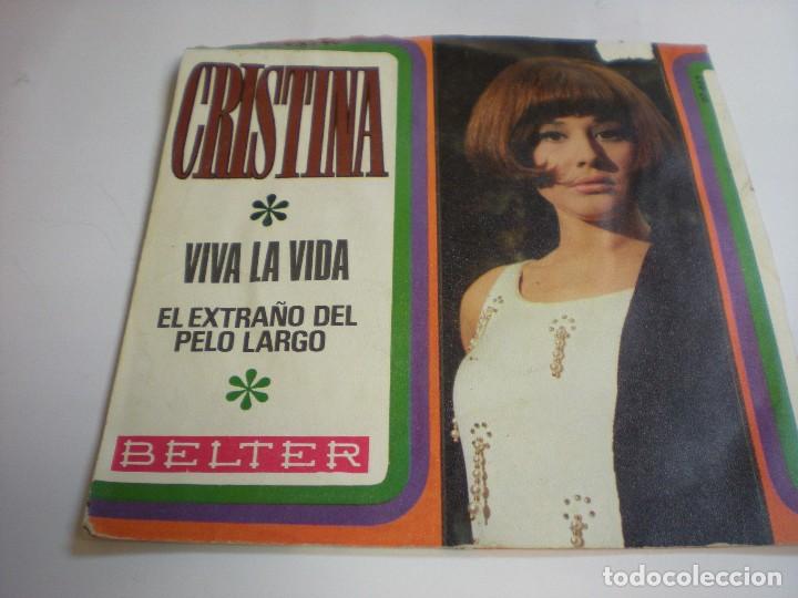Discos de vinilo: CRISTINA. VIVA LA VIDA. EL EXTRA&Ntilde;O DE PELO LARGO - Foto 2