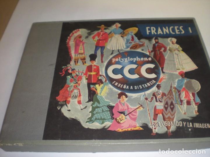 Discos de vinilo: CURSO FRANCES CCC POLIGLOPHONE GRADO I  6 DISCOS - Foto 1