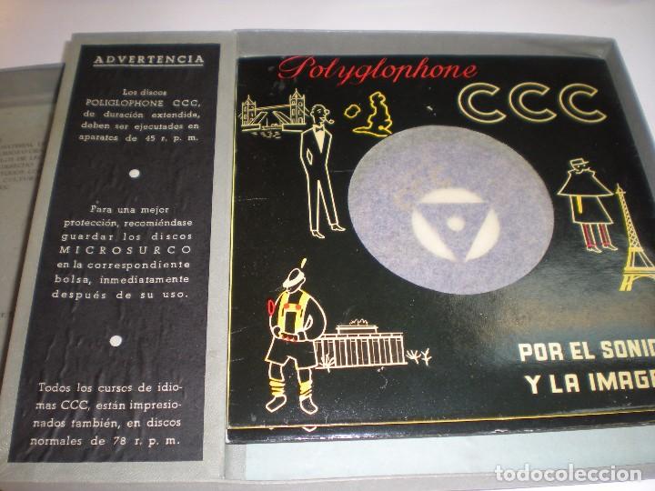 Discos de vinilo: CURSO FRANCES CCC POLIGLOPHONE GRADO I  6 DISCOS - Foto 3