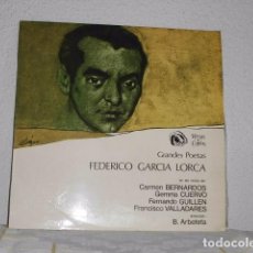 Discos de vinilo: LP GRANDES POETAS-FEDERICO GARCIA LORCA-1968. Lote 61871184