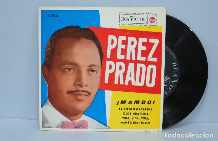 Discos de vinilo: EP. MAMBO +3. PEREZ PRADO - Foto 1