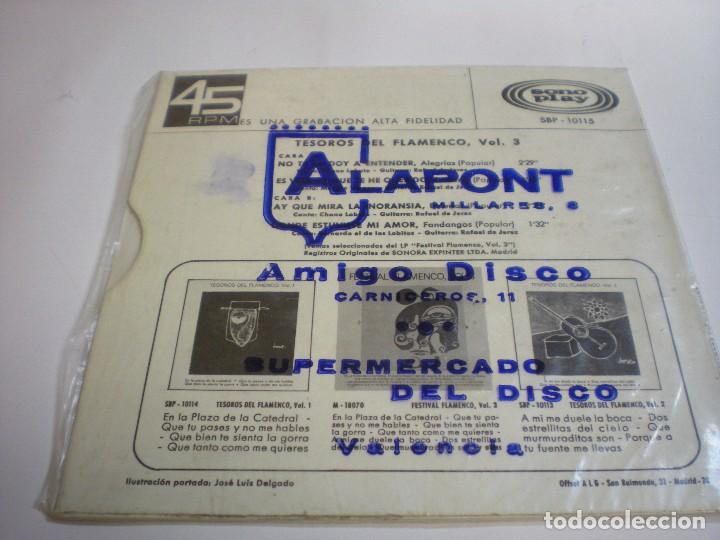 Discos de vinilo: TESOROS DEL FLAMENCO VOL.3 - Foto 2