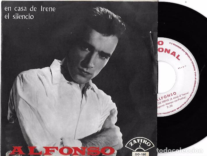 Discos de vinilo: ALFONSO: EN CASA DE IRENE / EL SILENCIO - Foto 1