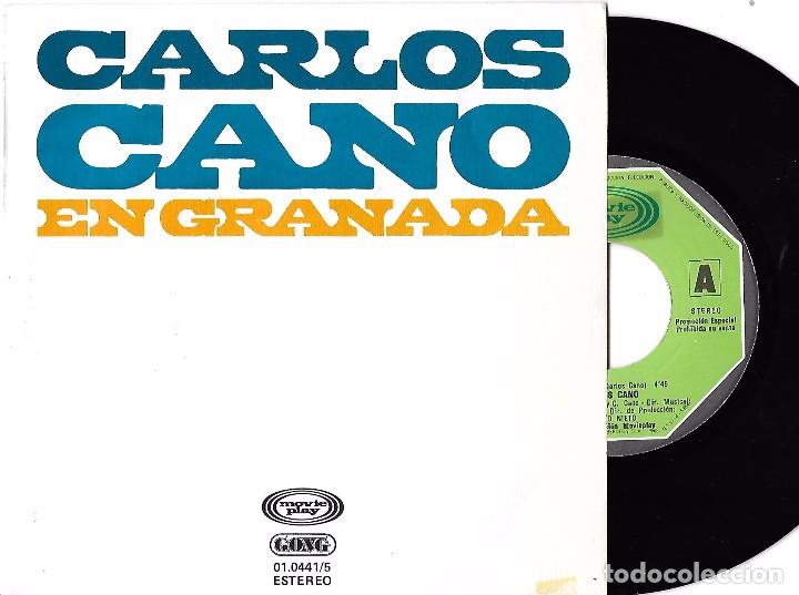 Discos de vinilo: CARLOS CANO: EN GRANADA / CASIDA DEL ADI&Oacute;S - Foto 1
