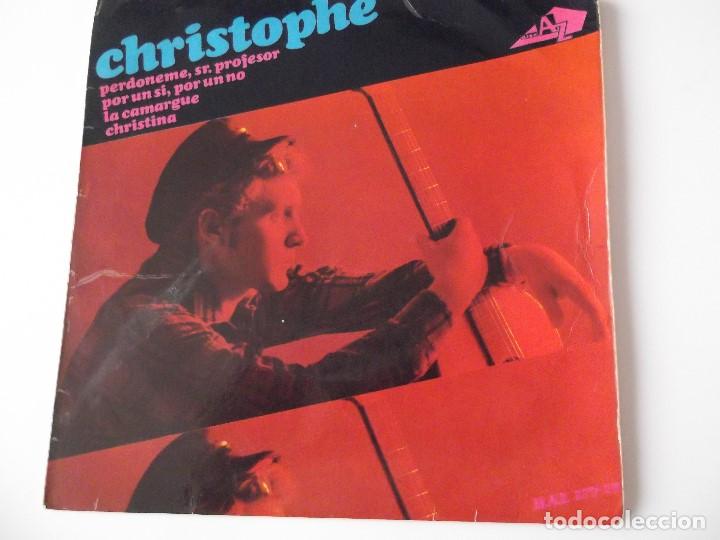Discos de vinilo: CHRISTOPHE - Perd&oacute;neme, sr. profesor - Foto 1