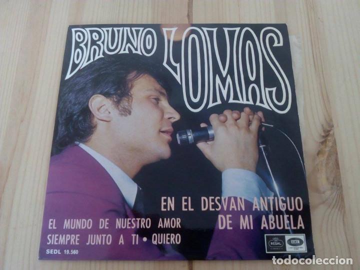 Discos de vinilo: Bruno Lomas- En El Desv&aacute;n Antiguo De Mi Abuela (7-EP) - Foto 1