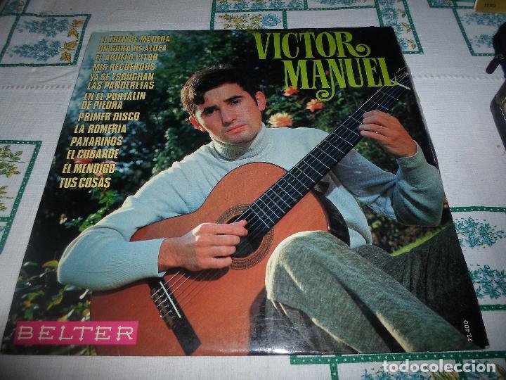 Discos de vinilo: VICTOR MANUEL EL TREN MADERA - Foto 1