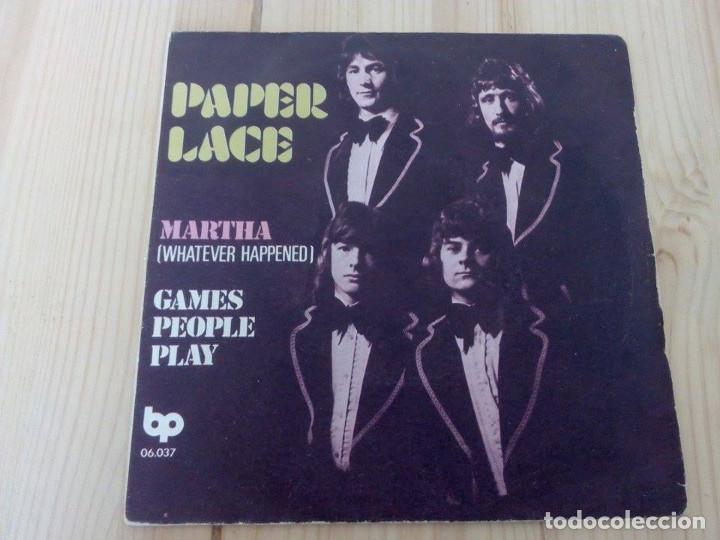 Discos de vinilo: Paper Lace --Martha (Whatever Happened) (7-Single) - Foto 1