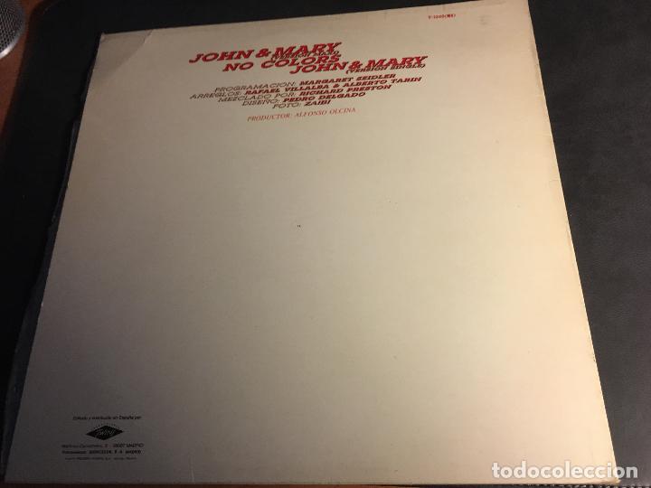 Discos de vinilo: MANI (JOHN & MARY) MAXI SINGLE ESPA&Ntilde;A (B-15) - Foto 3