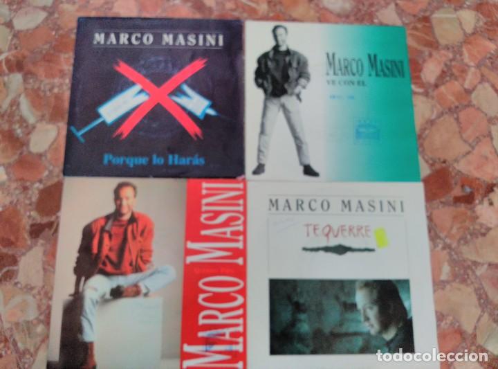 Discos de vinilo: MARCO MASINI LOTE 4 SINGLES - Foto 1