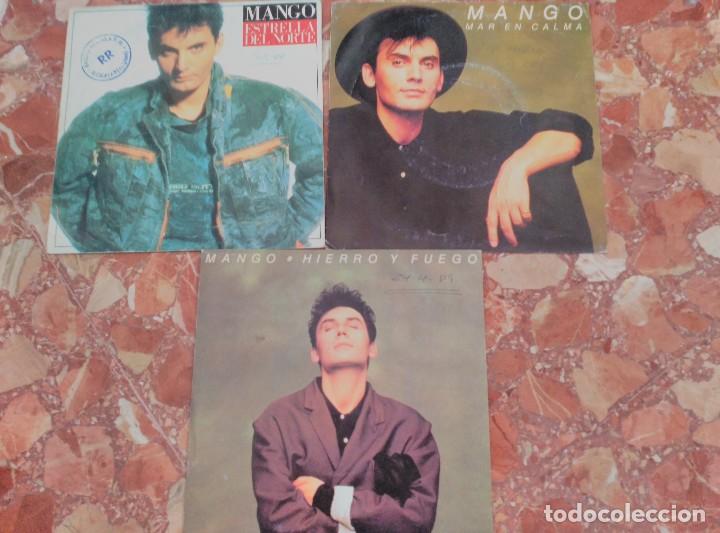 Discos de vinilo: MANGO LOTE 3 SINGLES - Foto 1
