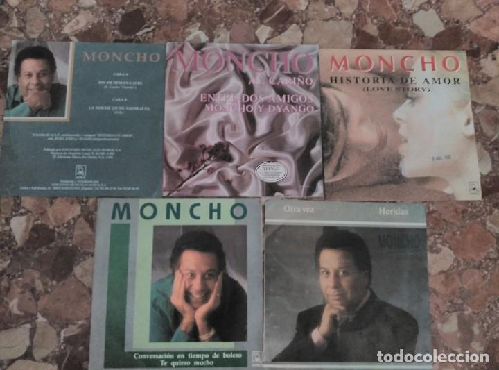 Disques de vinyle: MONCHO LOTE 5 SINGLES