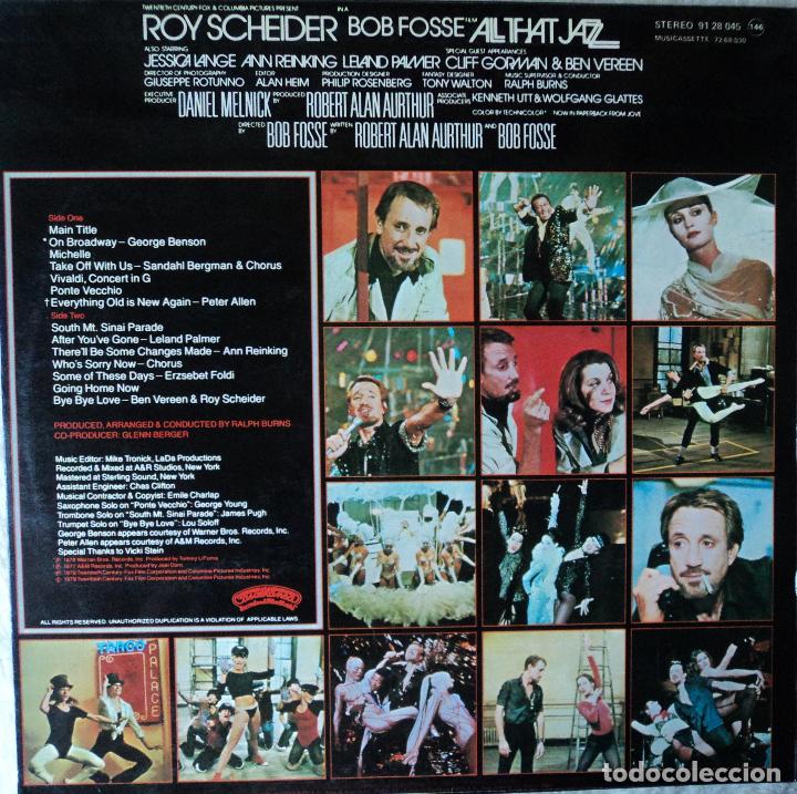 Discos de vinilo: All that jazz - BSO - Edici&oacute;n de 1980 de Espa&ntilde;a - Foto 2