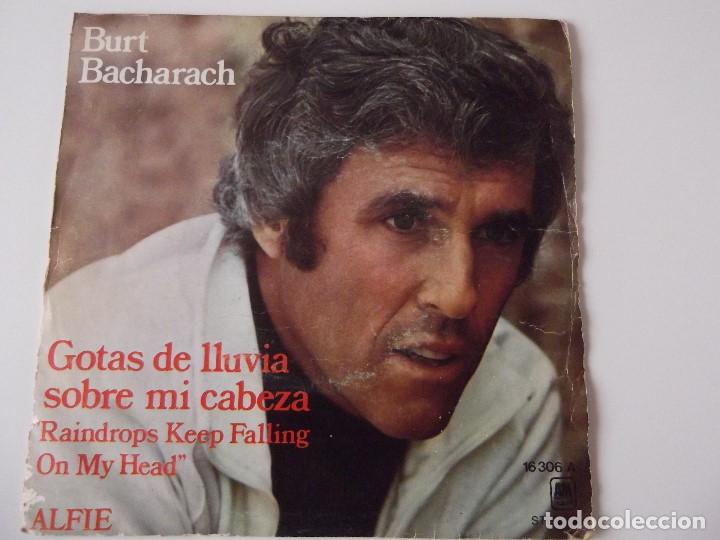 Discos de vinilo: BURT BACHARACH - Gotas de lluvia sobre mi cabeza - Foto 1