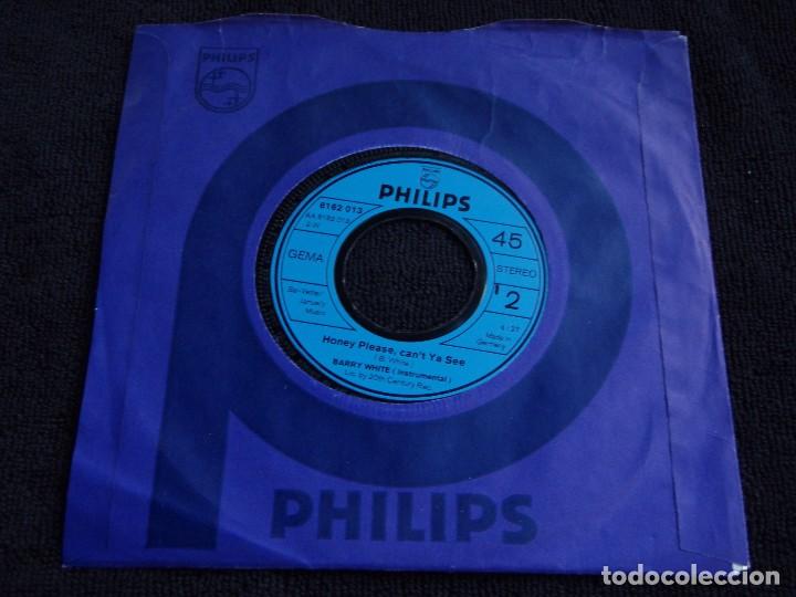 Discos de vinilo: BARRY WHITE  ( HONEY PLEASE, CANT YA SEE   2 VERSIONES )   GERMANY  SINGLE45  PHILIPS - Foto 1