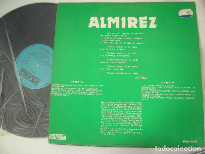 Discos de vinilo: lp - almirez - original espa&ntilde;ol, pasarela records 1984 - Foto 2