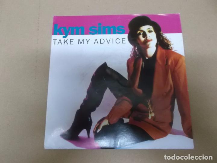 Discos de vinilo: KYM SIMS (SN) TAKE ME ADVICE A&Ntilde;O 1992 - Foto 1