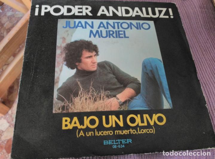Discos de vinilo: JUAN ANTONIO MURIEL LOTE 2 SINGLES - Foto 3