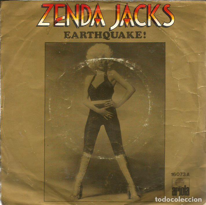 Discos de vinilo: SG ZENDA JACKS : EARTHQUAKE ! - Foto 1