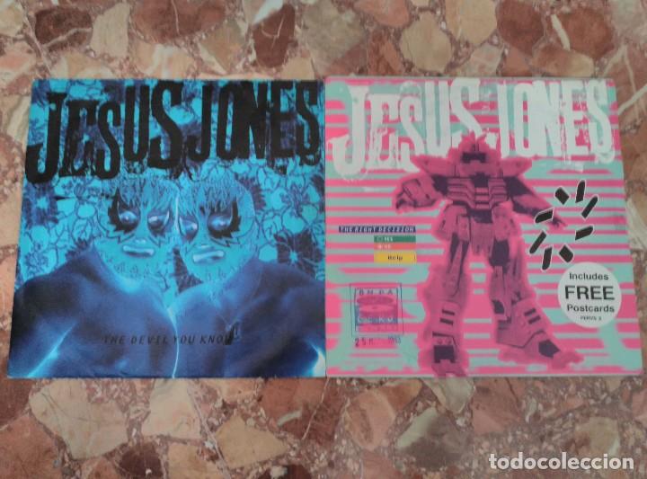 Discos de vinilo: JESUS JONES LOTE DOS SINGLES - Foto 1
