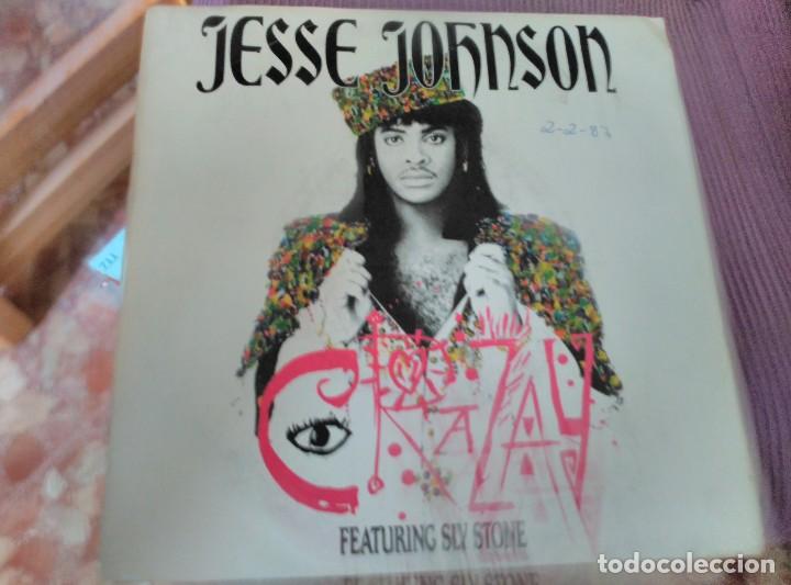 Discos de vinilo: JESSE JOHNSON CRAZAY FEATURING SLY STONE / DRIVE YO CADILLAC - Foto 1