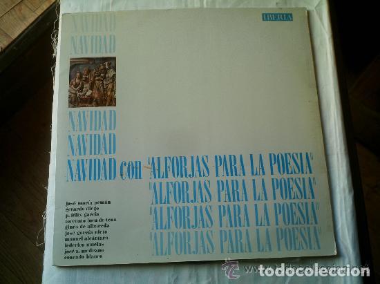 Discos de vinilo: NAVIDAD CON ALFORJAS PARA LA POESIA - Foto 1