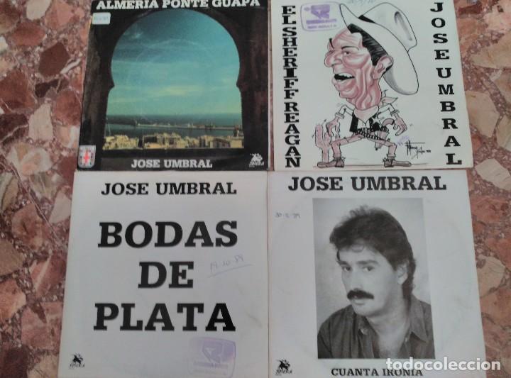 Discos de vinilo: JOSE UMBRAL LOTE 4 SINGLES - Foto 1