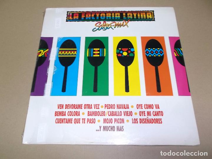 Disques de vinyle: LA FACTORIA LATINA (LP) SALSA MIX A&Ntilde;O 1990 - PRECINTADO