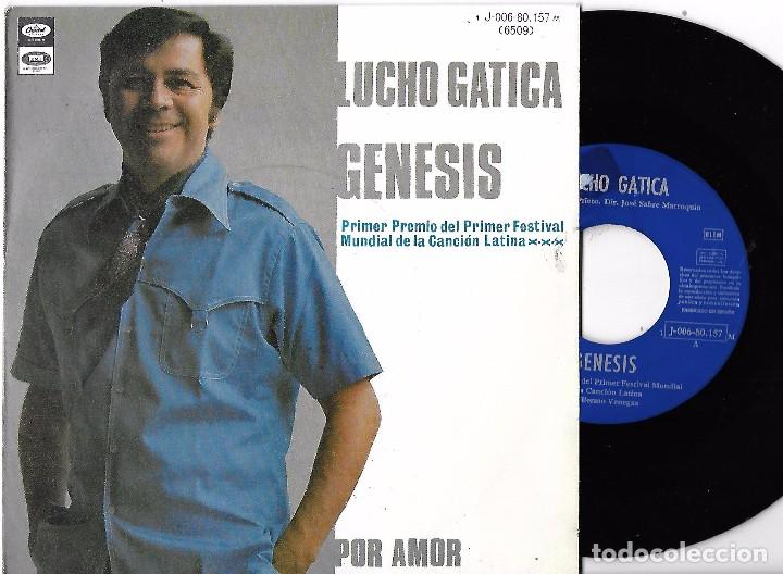 Discos de vinilo: LUCHO GATICA: GENESIS / POR TU AMOR - Foto 1
