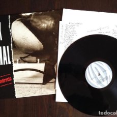 Discos de vinilo: VOX ANIMAL LP EN VIVO..RARE SPANISH 1992 (BANDA TRAPERA DEL RIO). IMPECABLE. Lote 62330736