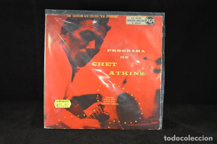 Discos de vinilo: CHET ATKINS - PROGRAMA D CHET ATKINS - INDIANA +3 - EP - Foto 1