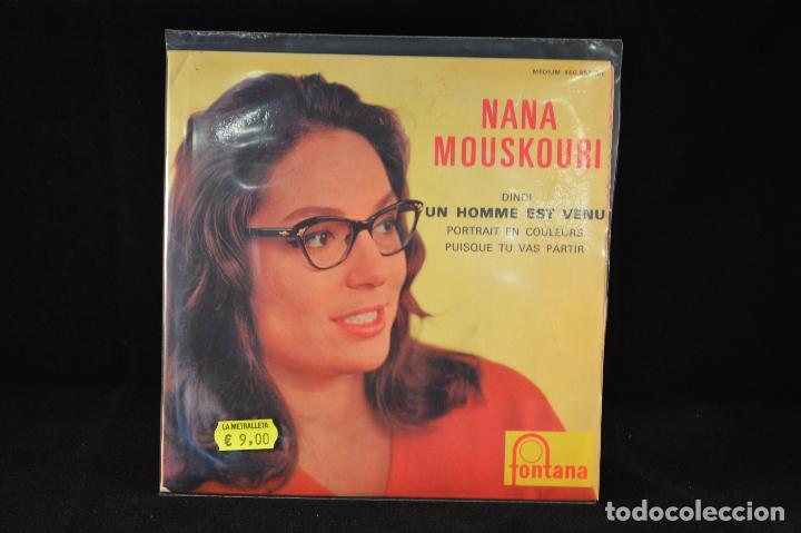 Disques de vinyle: NANA MOSKOURI - UN HOMME EST VENU +3 - EP