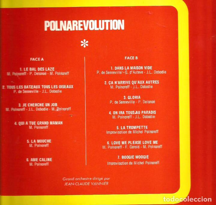 Discos de vinilo: LP MICHEL POLNAREFF : POLNAREVOLUTION - Foto 2