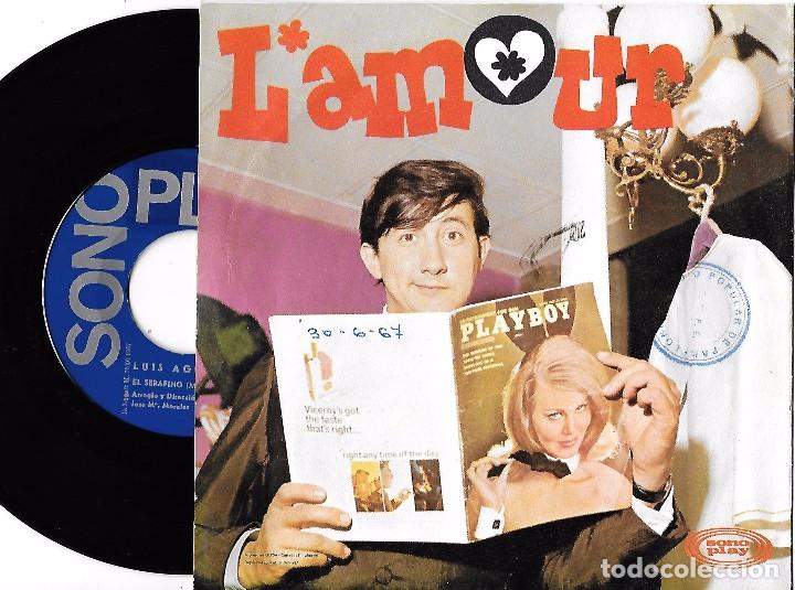 Discos de vinilo: LUIS AGUIL&Eacute;: EL SERAFINO / L&acute;AMOUR - Foto 2
